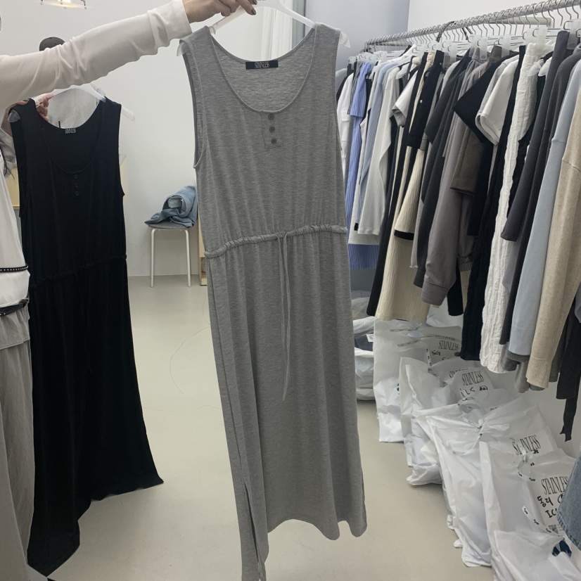 STAINLESS韓國直郵實拍女裝新品人氣26春夏時尚休閑連衣裙STAINLESS連衣裙圖色1