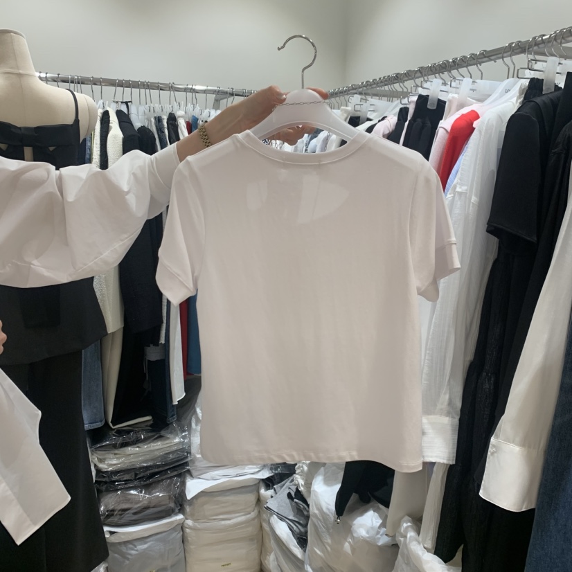 LOVE SOME韓國直郵女士新款26春夏熱賣人氣職業T恤不含項鏈LOVE SOMET恤