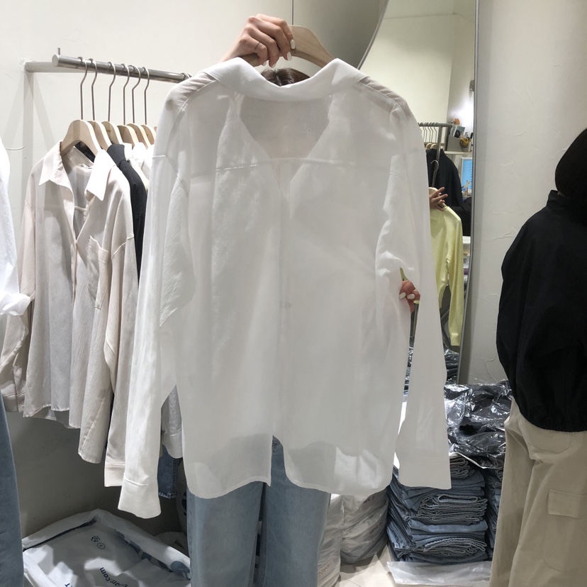 NAVYBURST韓國東大門代購女裝新款26春夏休閑職業襯衫蕾絲衫NAVY BURST襯衫/蕾絲衫