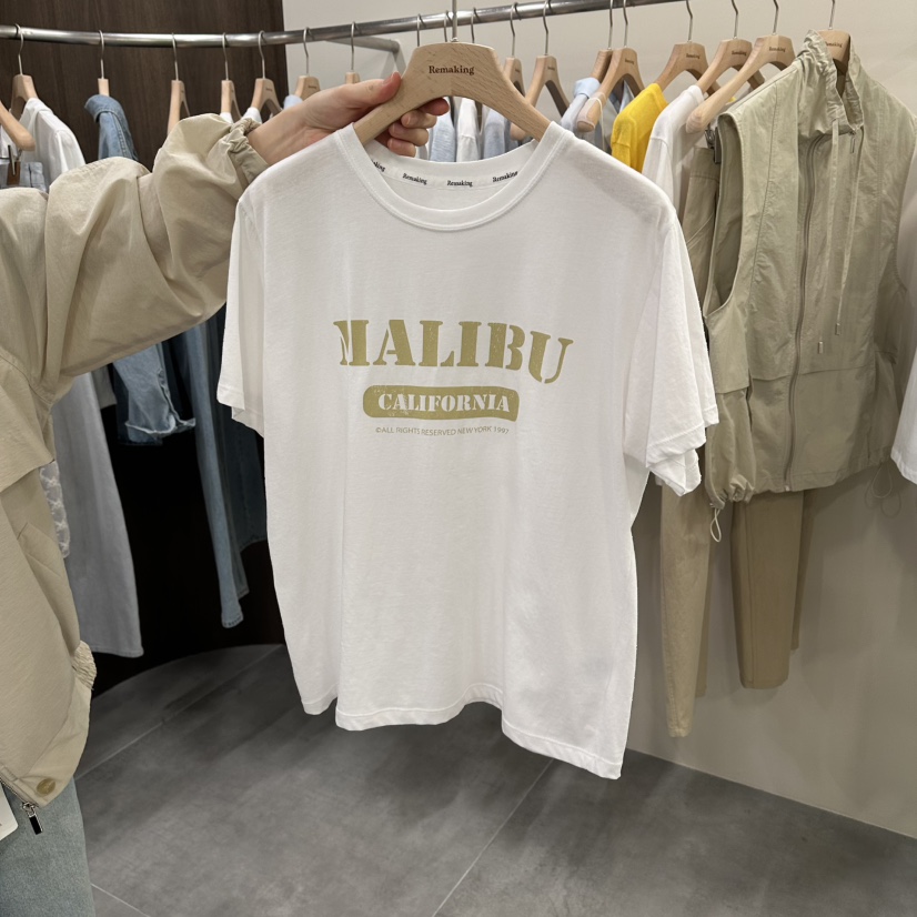 URBANSTORY/REMAKING韓國代購女士新品26春夏推薦熱賣T恤Remaking/URBANSTORYT恤圖色1