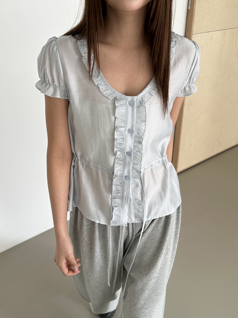 VIVE韓國東大門直郵女士新款時尚職業人氣推薦襯衫蕾絲衫VIVE襯衫/蕾絲衫