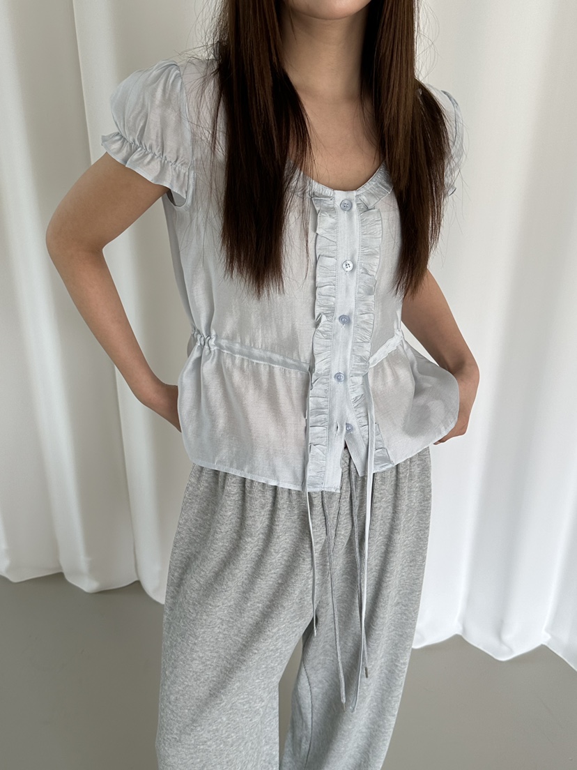 VIVE韓國東大門直郵女士新款時尚職業人氣推薦襯衫蕾絲衫VIVE襯衫/蕾絲衫