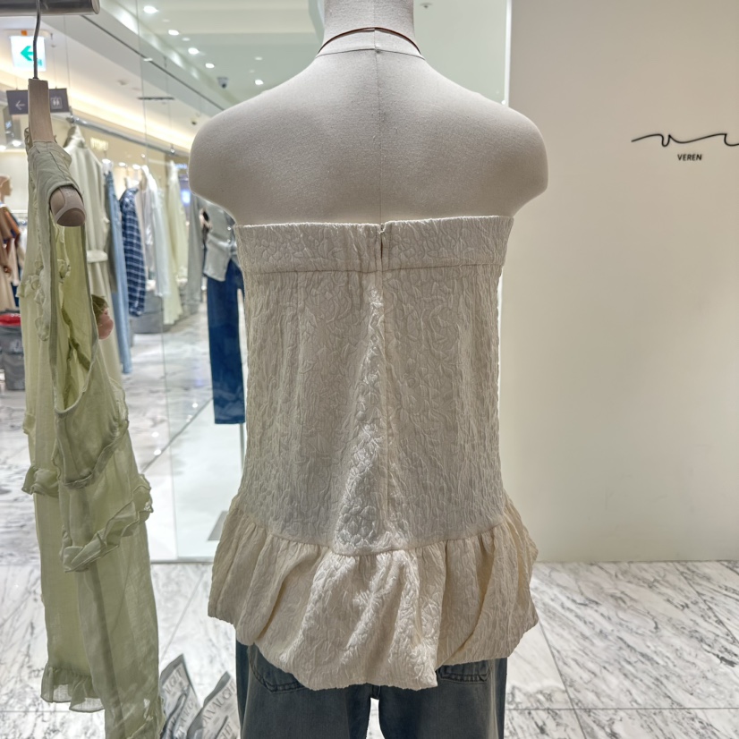 CONNAUGHT/DAILYJUD韓國東大門代購女士新品26春夏吊帶背心不含項鏈提花CONNAUGHT/DAILYJUD吊帶/背心