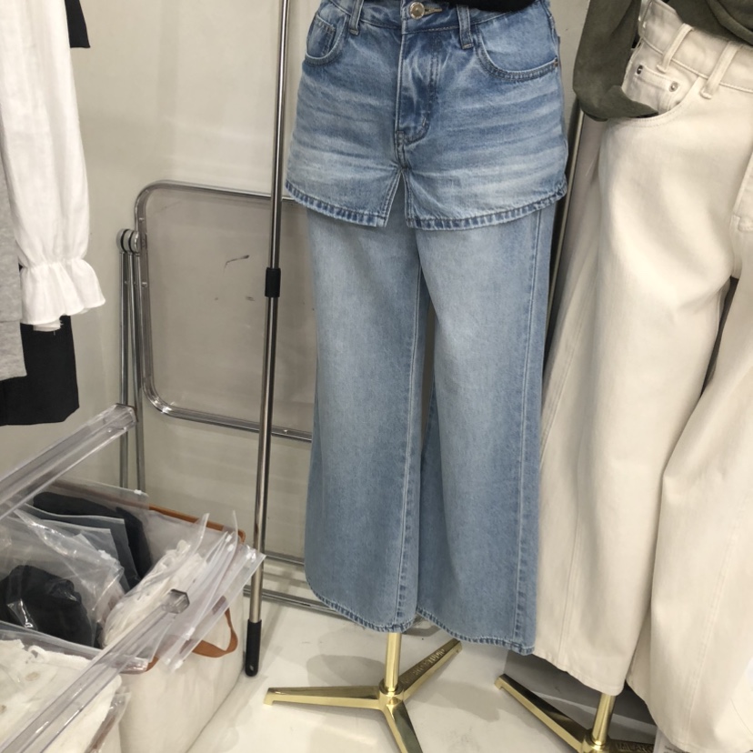 TAKE YOUE TIME韓國東大門直郵女士新款熱賣人氣牛仔褲TAKE YOUE TIME牛仔褲圖色1