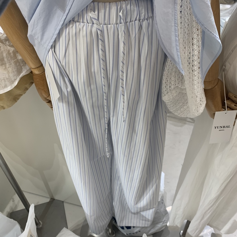 YUNBAL韓國代購女裝新品人氣26春夏職業休閑時尚休閑褲海軍YUNBAL休閑褲圖色2