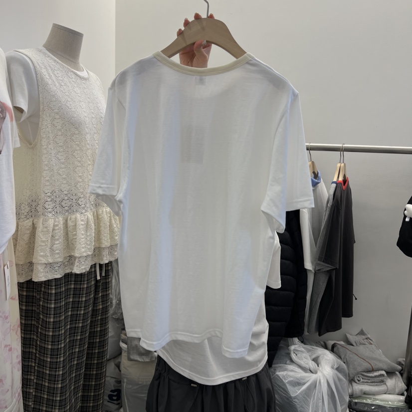 TAN&amp;COMO韓國直郵實拍女裝新款休閑26春夏職業時尚T恤tan-COMOT恤