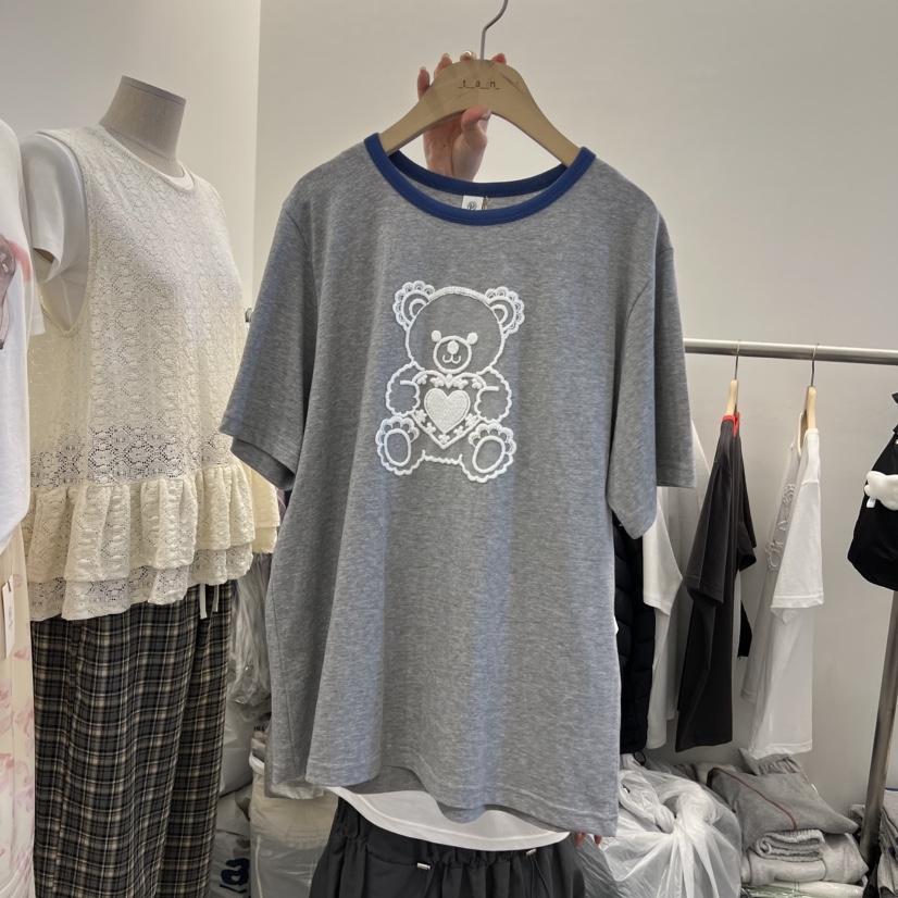 TAN&amp;COMO韓國直郵實拍女裝新款休閑26春夏職業時尚T恤tan-COMOT恤圖色2