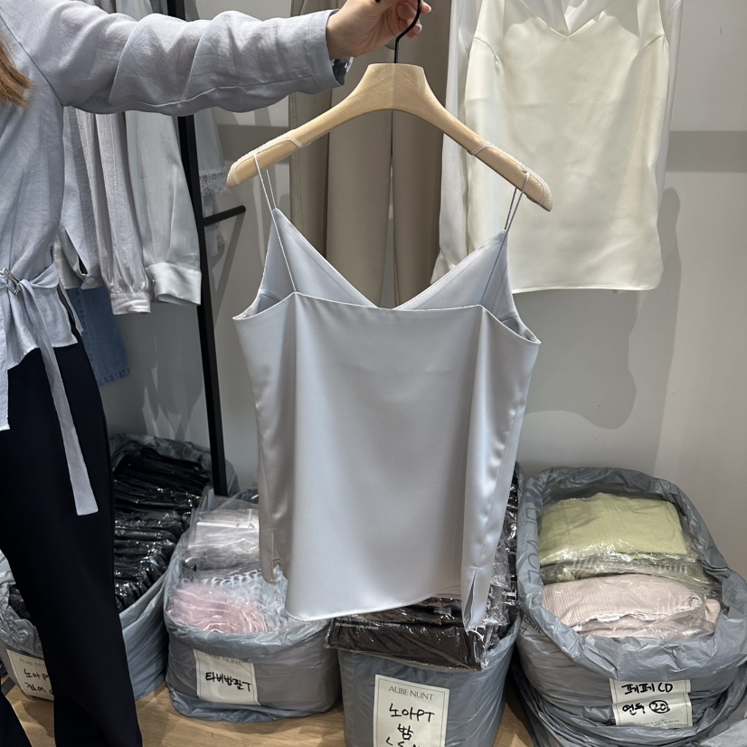 aube nunt韓國代購女裝新款熱賣職業推薦休閑26春夏吊帶背心aube nunt吊帶/背心