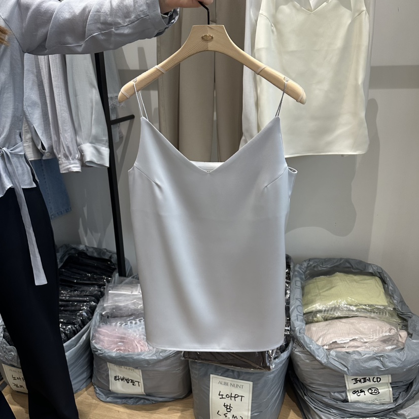 aube nunt韓國代購女裝新款熱賣職業推薦休閑26春夏吊帶背心aube nunt吊帶/背心圖色1