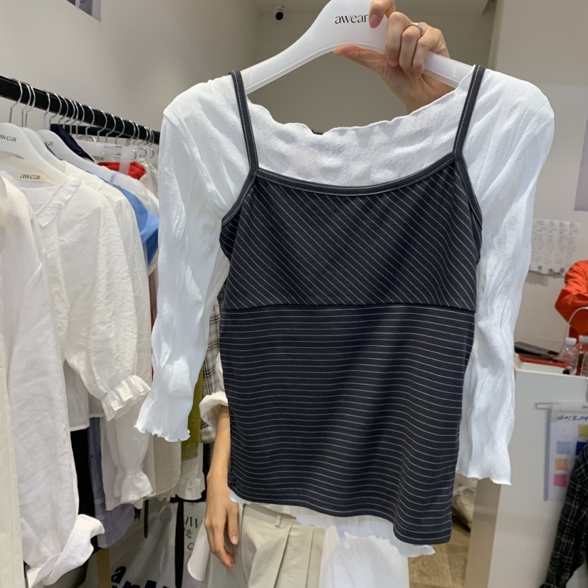 RUMIRU/AWEAR韓國代購女裝新款熱賣時尚吊帶背心不含內搭awear/RUMIRU吊帶/背心圖色2