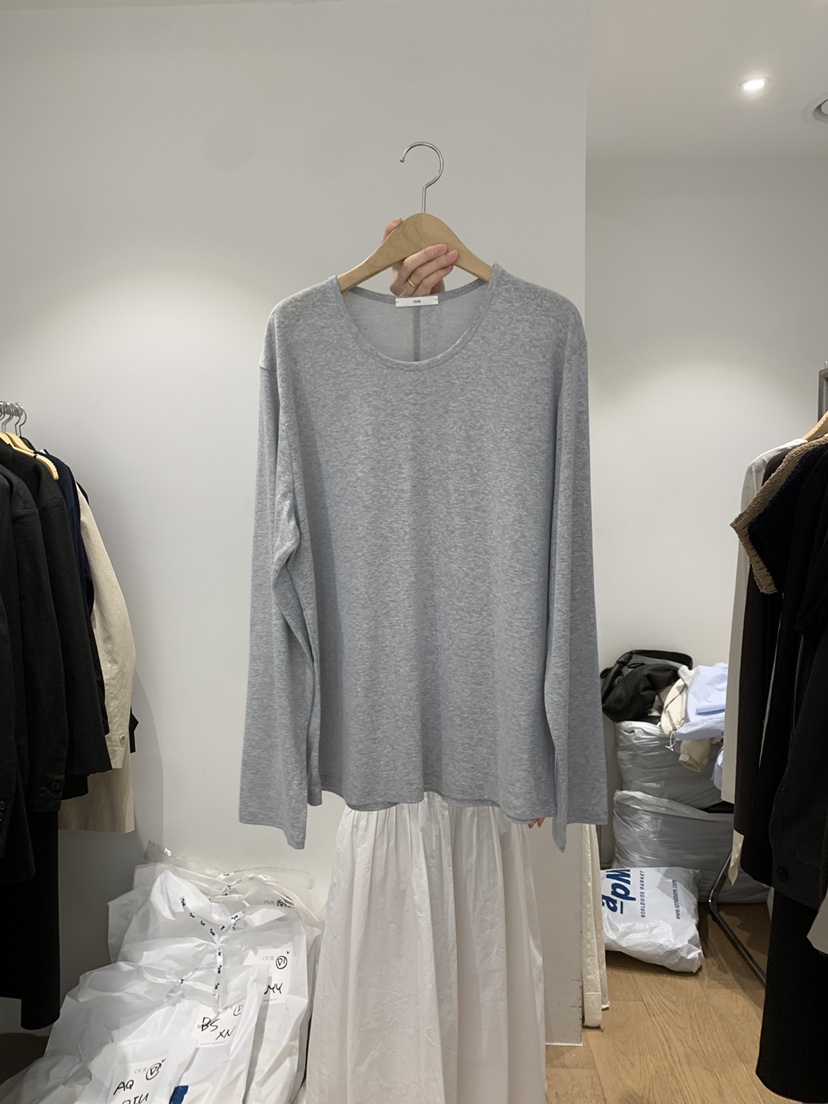 OUR-A/NOVAE韓國東大門代購女裝新品26春夏長袖T恤亞麻布OUR/NOVAE長袖T恤圖色4