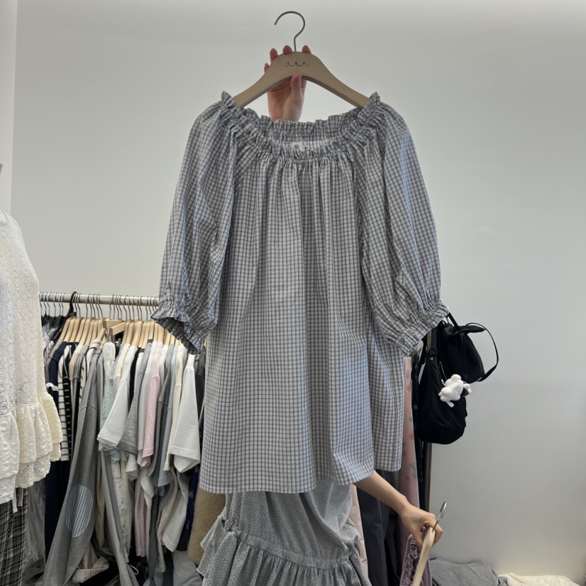 TAN&amp;COMO韓國東大門直郵女裝新款推薦時尚襯衫蕾絲衫tan-COMO襯衫/蕾絲衫圖色1