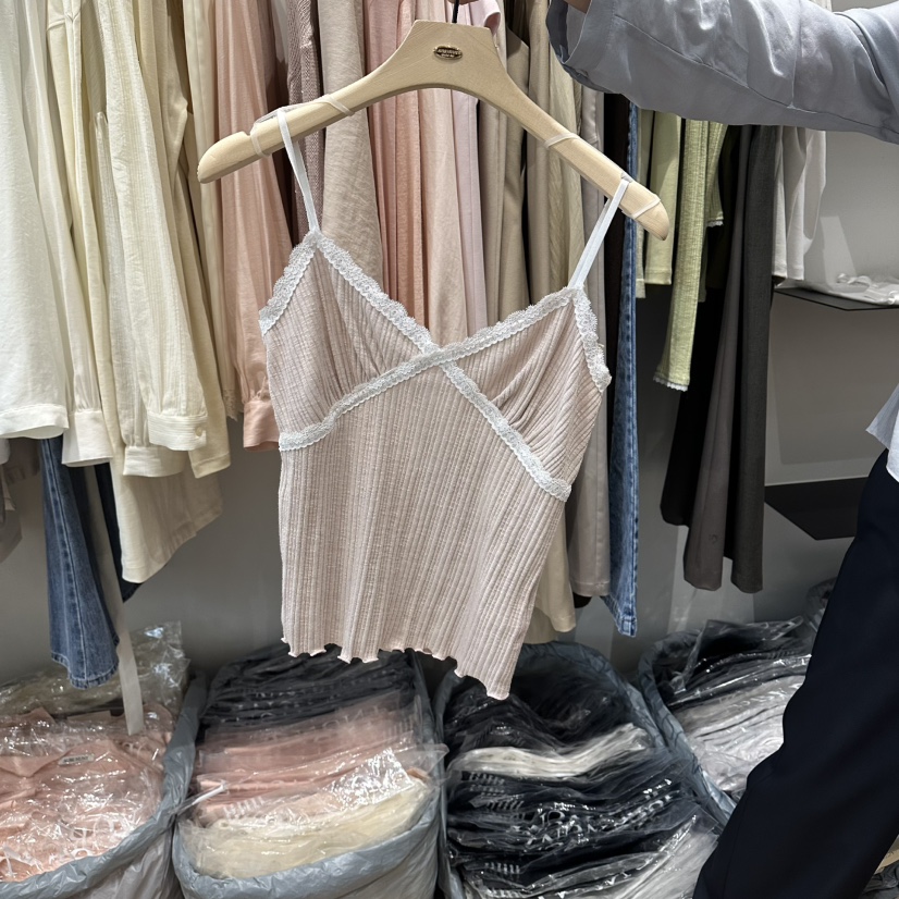 aube nunt韓國東大門直郵女裝新款職業休閑熱賣吊帶背心aube nunt吊帶/背心圖色2