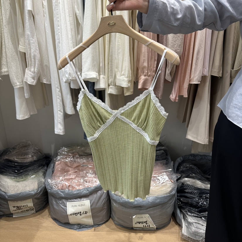 aube nunt韓國東大門直郵女裝新款職業休閑熱賣吊帶背心aube nunt吊帶/背心圖色3