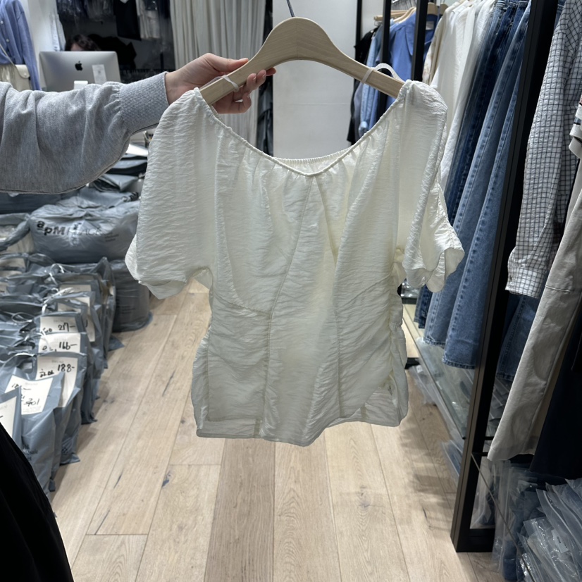 BRUNI/RICOTTA韓國直郵女士新品推薦休閑人氣襯衫蕾絲衫BRUNI/RICOTTA襯衫/蕾絲衫圖色1