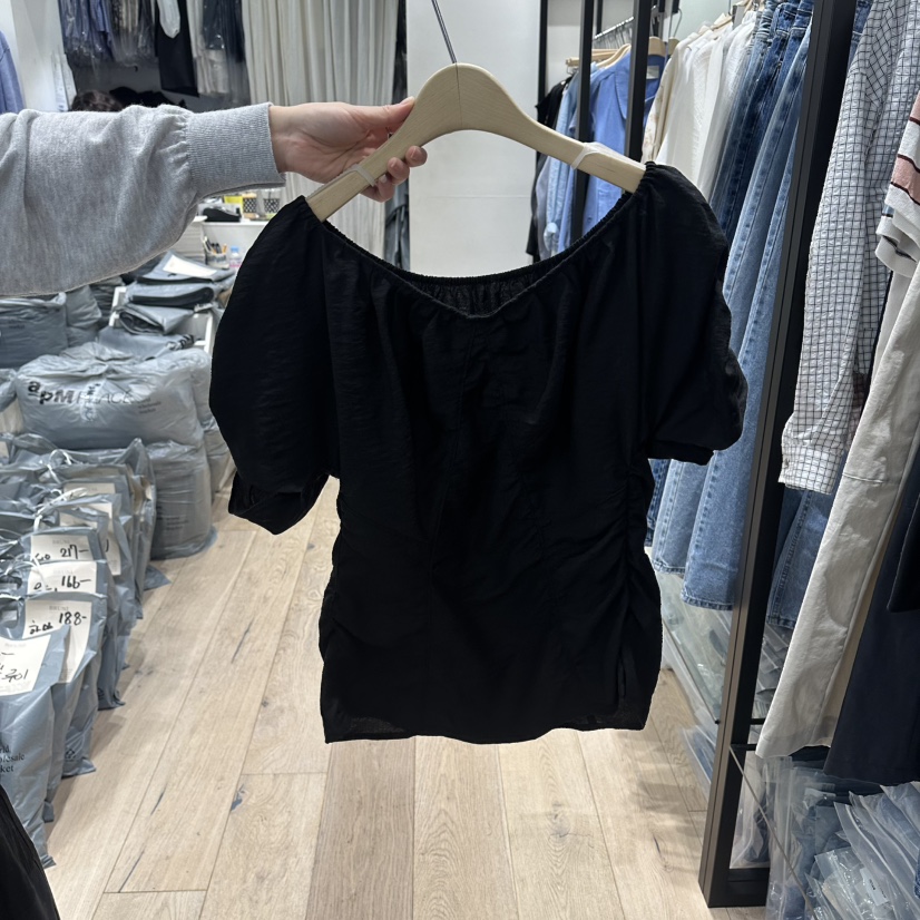 BRUNI/RICOTTA韓國直郵女士新品推薦休閑人氣襯衫蕾絲衫BRUNI/RICOTTA襯衫/蕾絲衫圖色2