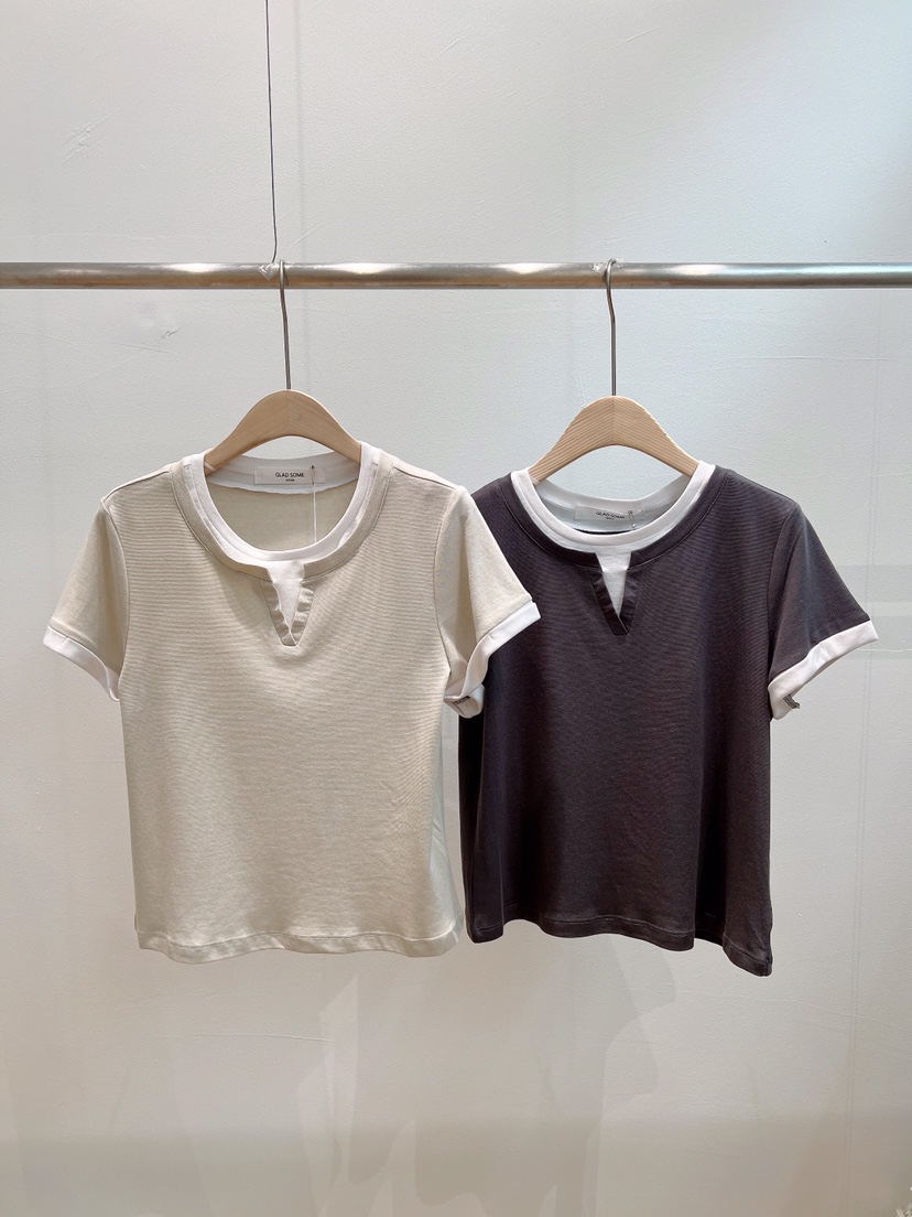 GLAD SOME韓國代購女士新款推薦時尚人氣26春夏休閑熱賣T恤GLAD SOMET恤