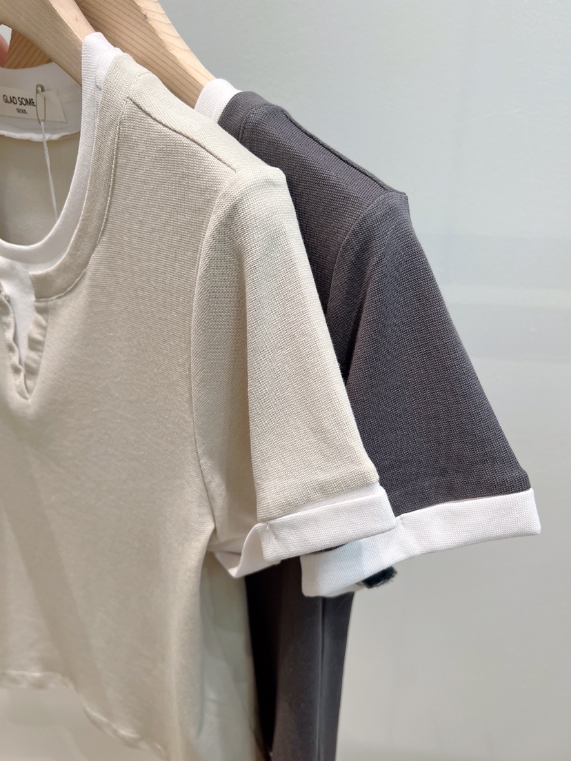 GLAD SOME韓國代購女士新款推薦時尚人氣26春夏休閑熱賣T恤GLAD SOMET恤