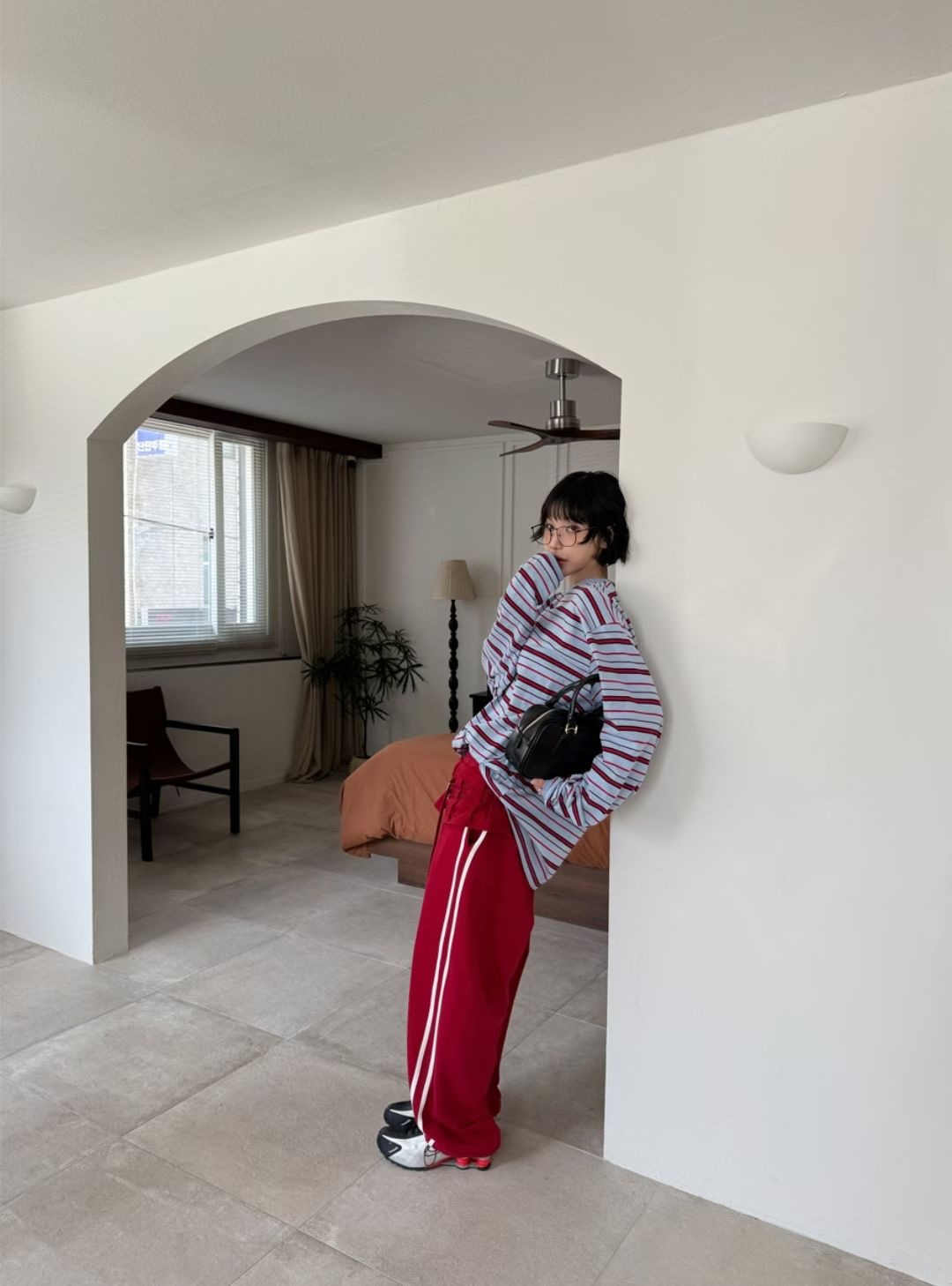 9nine韓國直郵女士新款職業推薦時尚26春夏休閑熱賣長袖T恤9nine長袖T恤