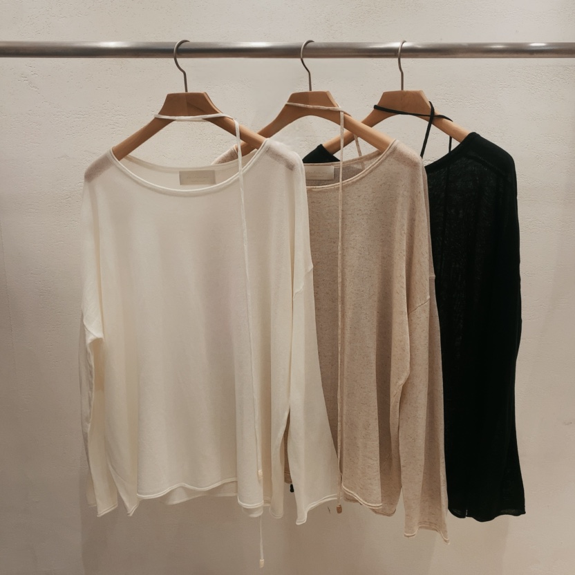 DARLUZ_MI韓國東大門代購女裝新品職業26春夏長袖T恤亞麻DARLUZ_MI長袖T恤