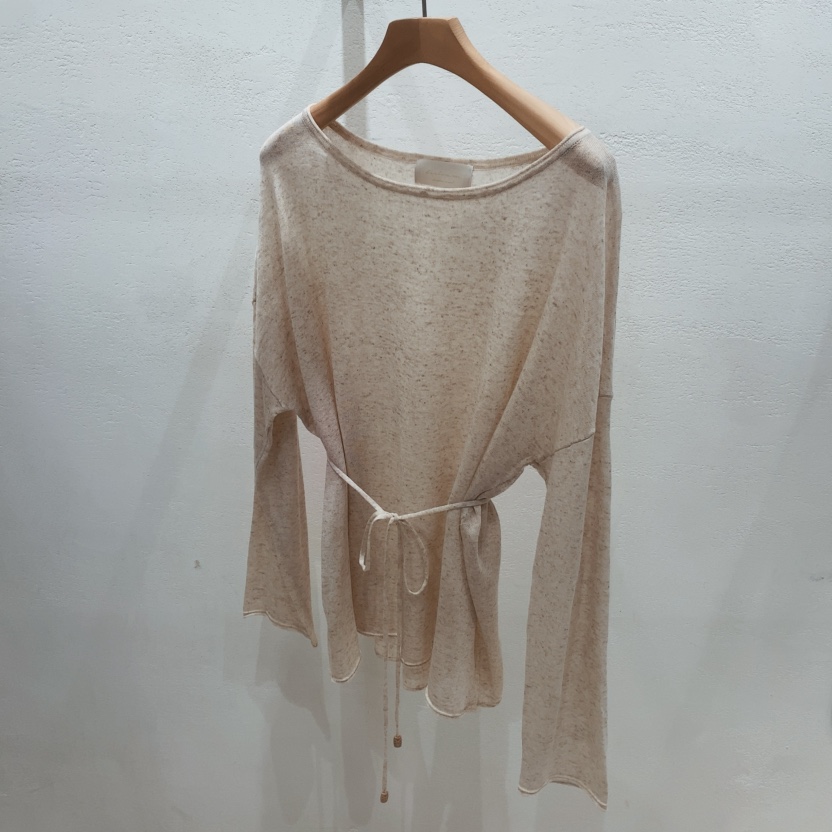 DARLUZ_MI韓國東大門代購女裝新品職業26春夏長袖T恤亞麻DARLUZ_MI長袖T恤圖色2