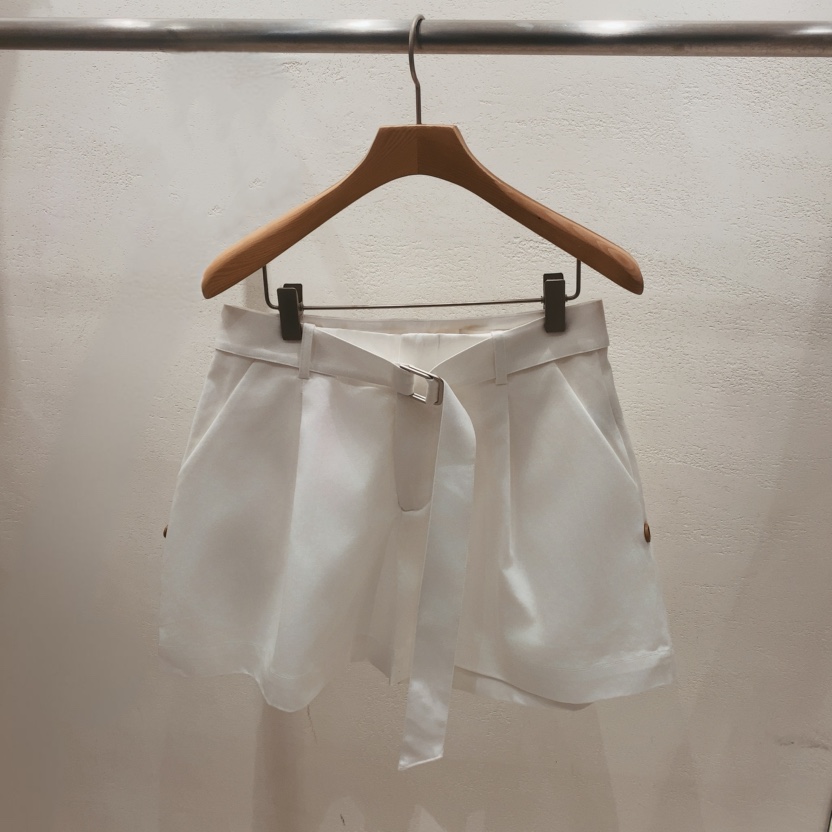 DARLUZ_MI韓國直郵實拍女士新款時尚職業熱賣26春夏短褲含腰帶DARLUZ_MI短褲圖色1