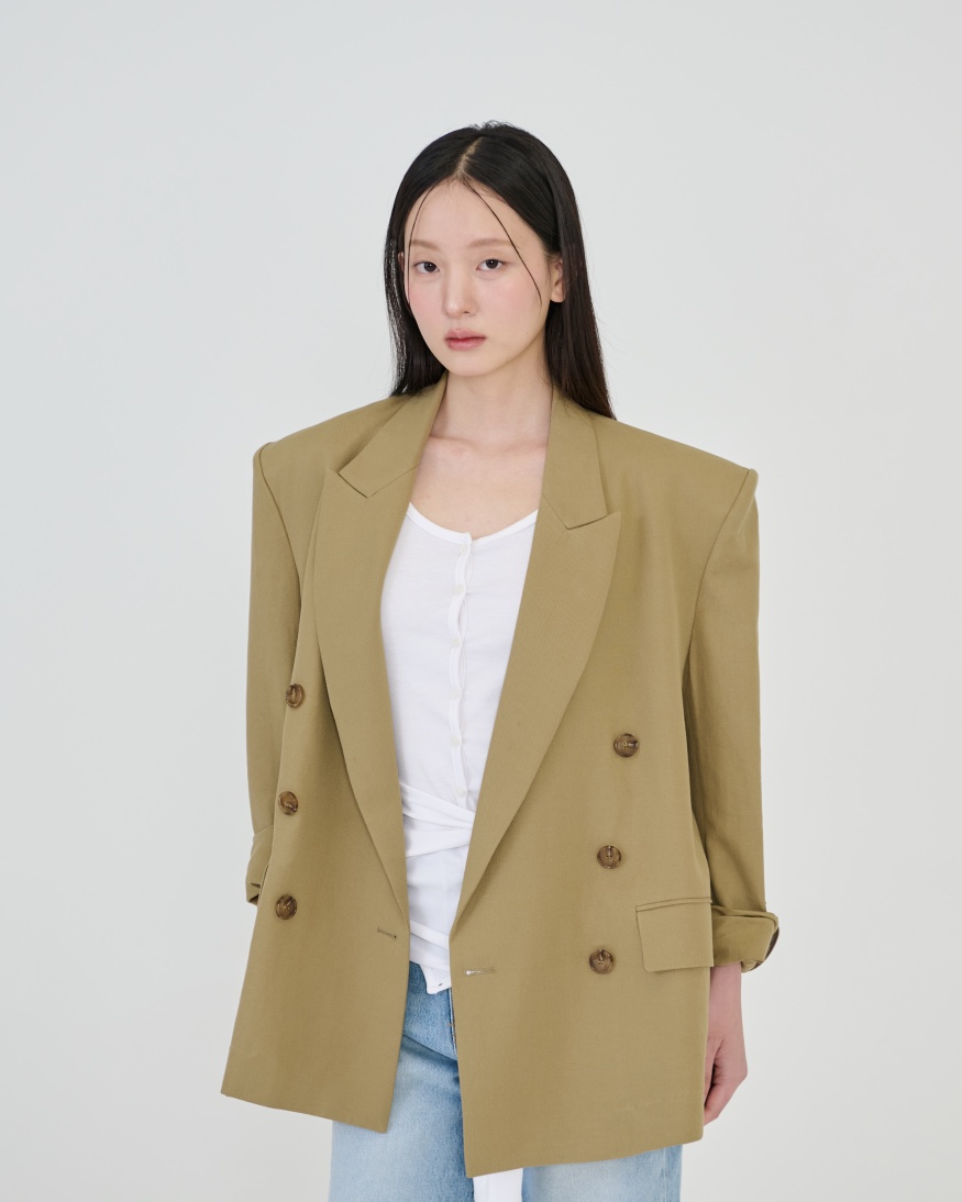 STAGE韓國直郵實拍女裝新款時尚人氣26春夏職業休閑熱賣夾克STAGE夾克