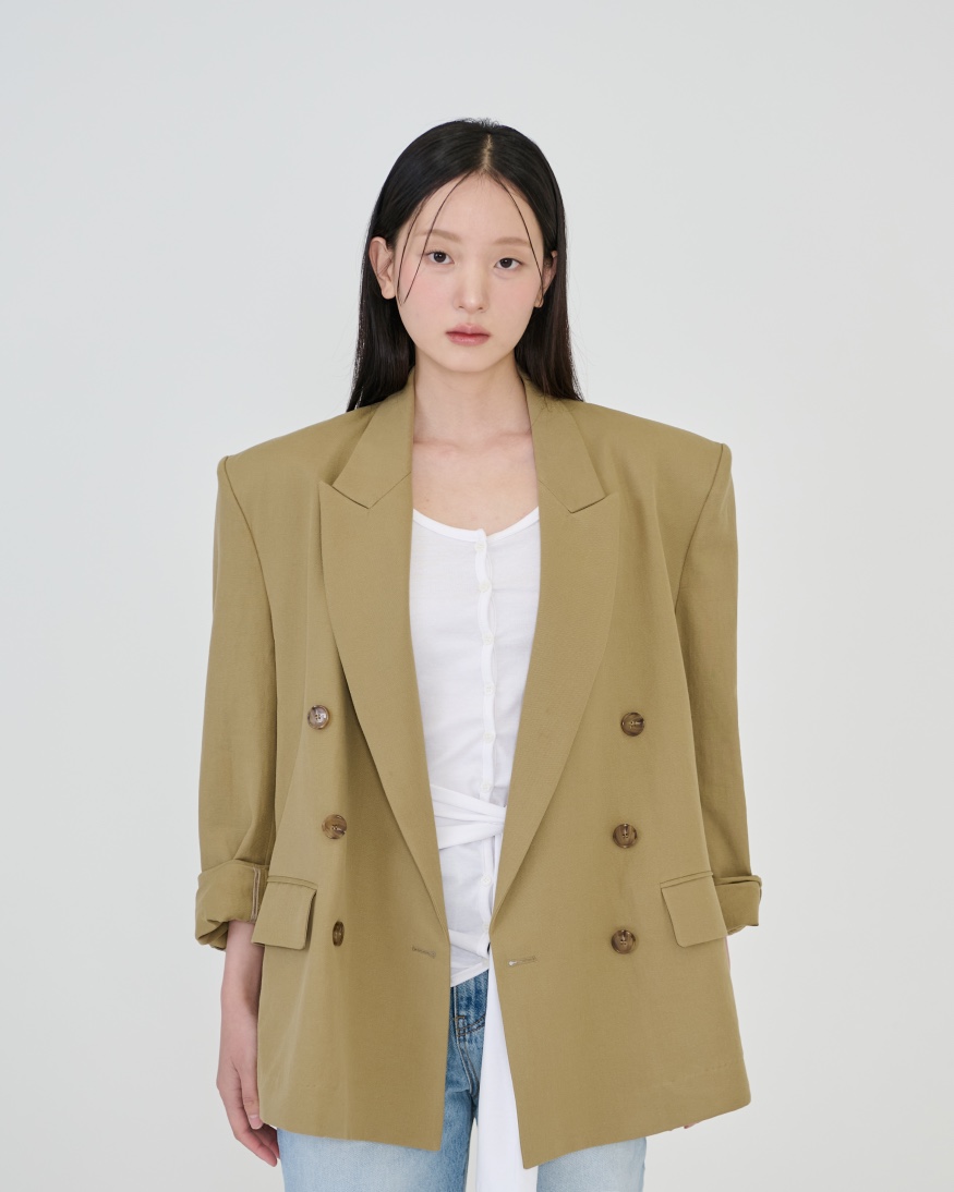 STAGE韓國直郵實拍女裝新款時尚人氣26春夏職業休閑熱賣夾克STAGE夾克