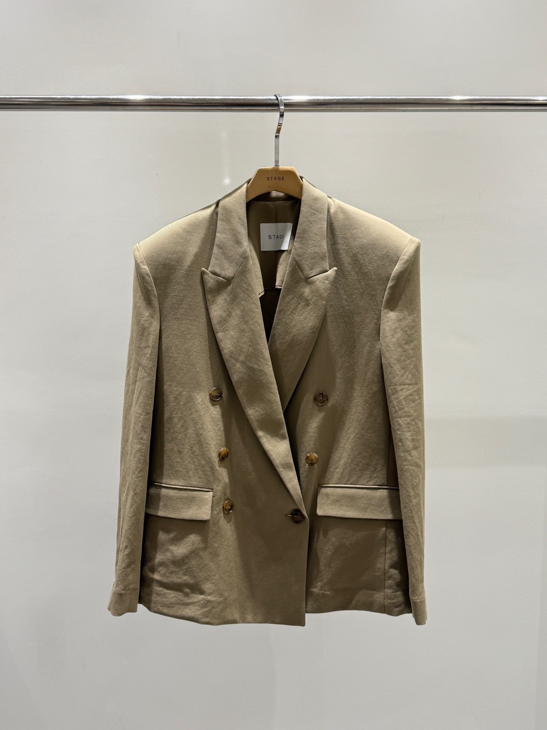 STAGE韓國直郵實拍女裝新款時尚人氣26春夏職業休閑熱賣夾克STAGE夾克圖色1