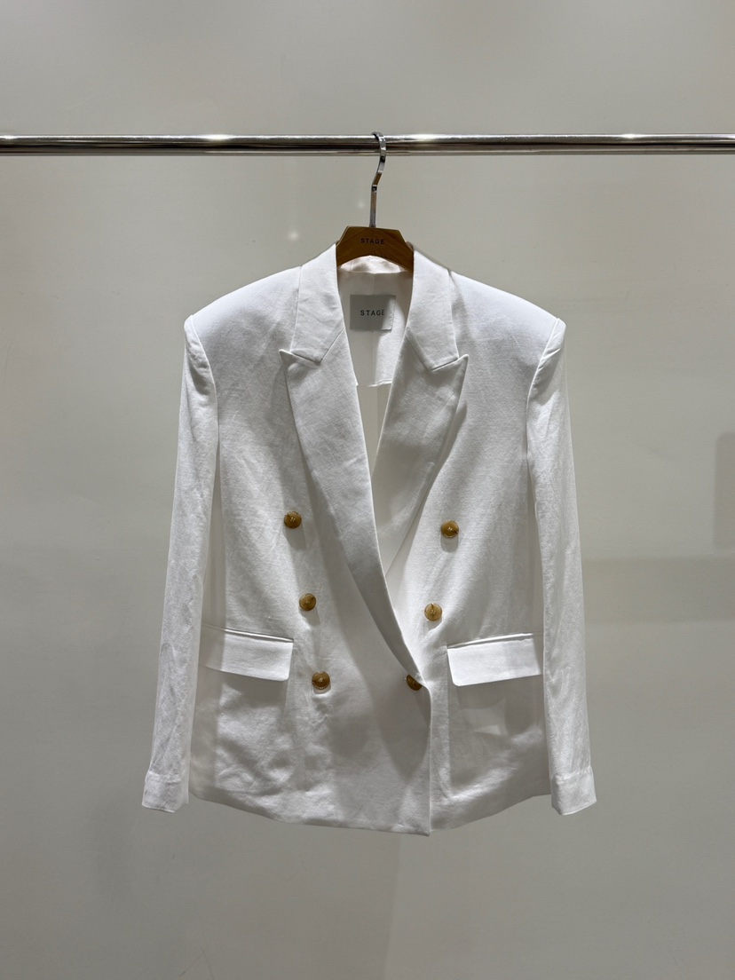 STAGE韓國直郵實拍女裝新款時尚人氣26春夏職業休閑熱賣夾克STAGE夾克圖色2