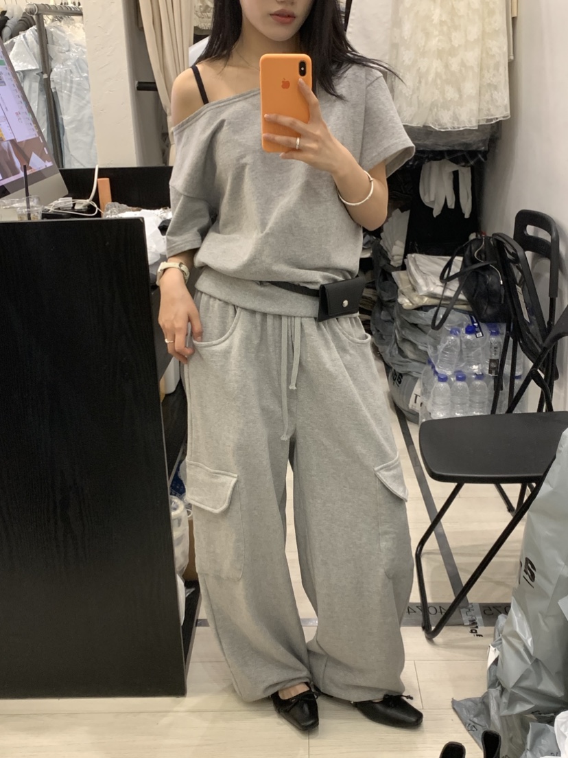 CEDARWOOD韓國東大門直郵女裝新款職業時尚休閑褲工裝毛圈CEDAR WOOD休閑褲