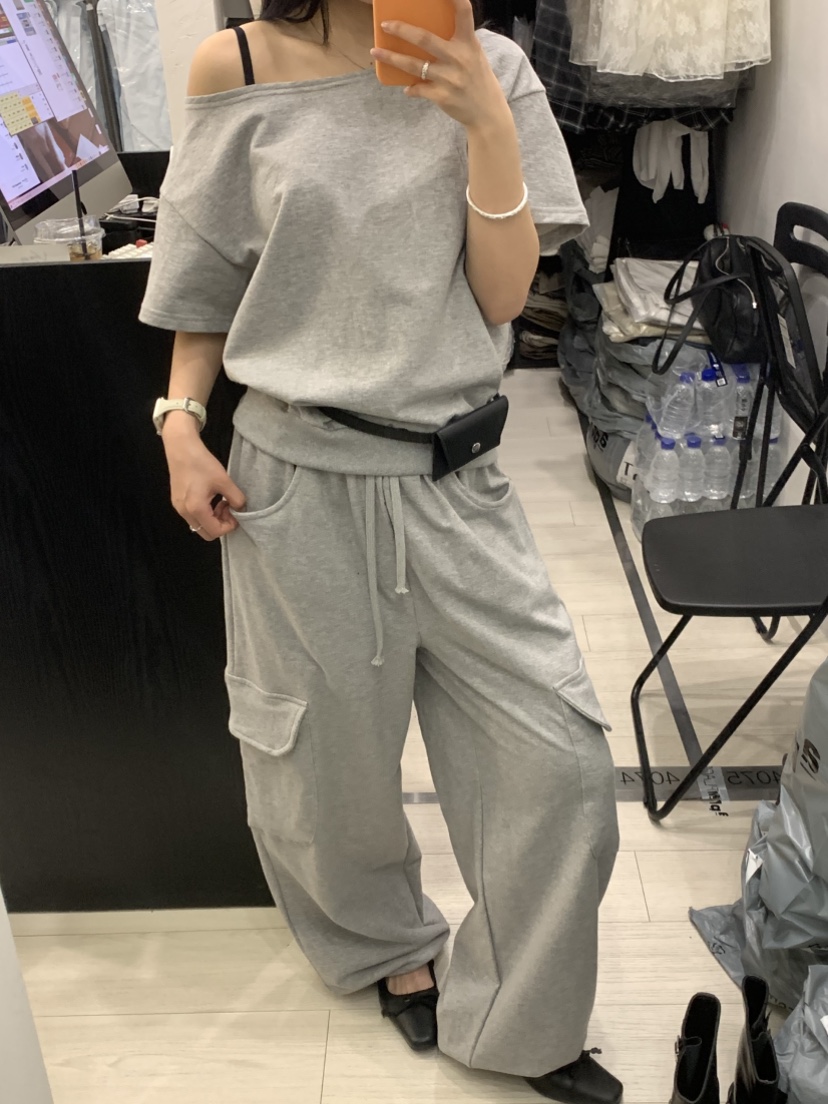 CEDARWOOD韓國東大門直郵女裝新款職業時尚休閑褲工裝毛圈CEDAR WOOD休閑褲