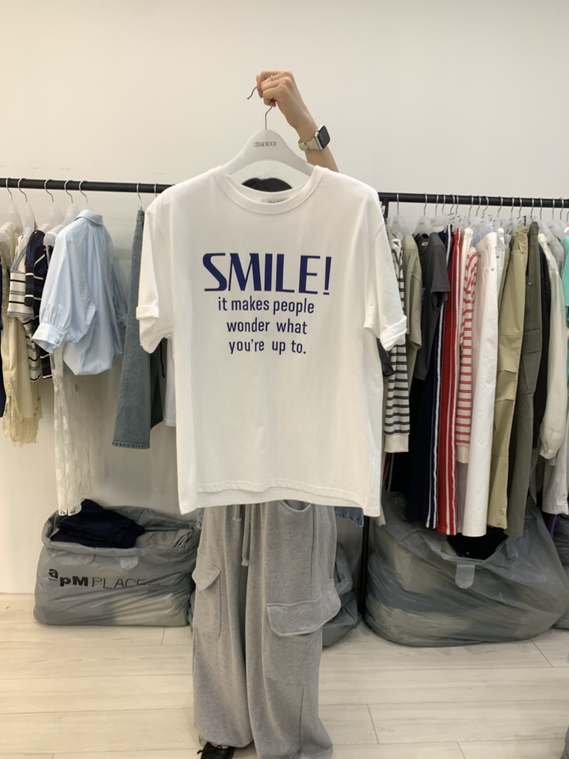 CEDARWOOD韓國直郵實拍女士新款休閑時尚推薦人氣職業T恤CEDAR WOODT恤圖色2