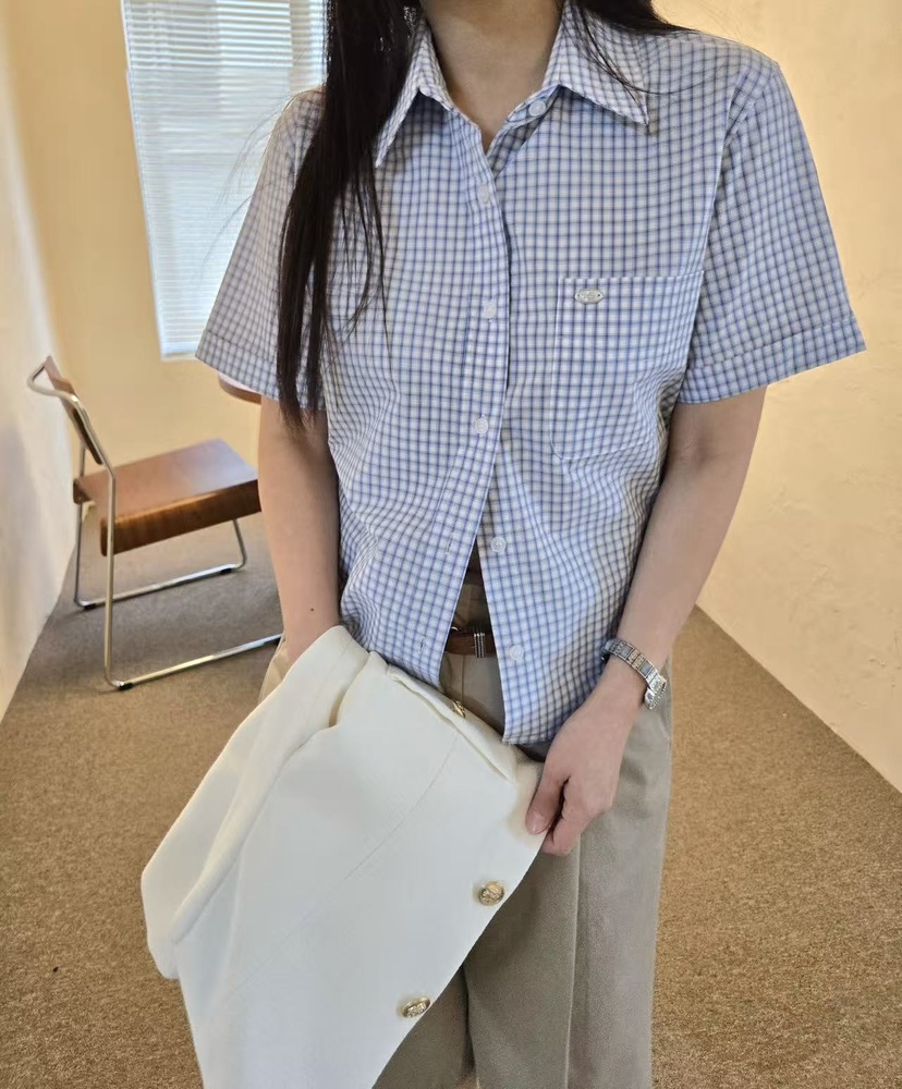 J CRANE-A韓國代購女士新品熱賣26春夏休閑人氣襯衫蕾絲衫J CRANE襯衫/蕾絲衫