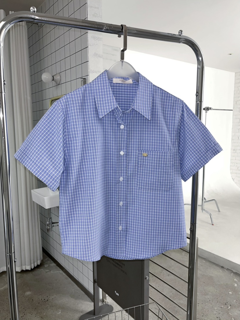 J CRANE-A韓國代購女士新品熱賣26春夏休閑人氣襯衫蕾絲衫J CRANE襯衫/蕾絲衫圖色1