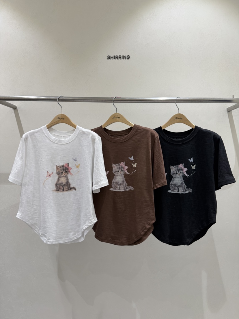 SHIRRING韓國東大門代購女裝新品26春夏熱賣推薦職業時尚T恤SHIRRINGT恤