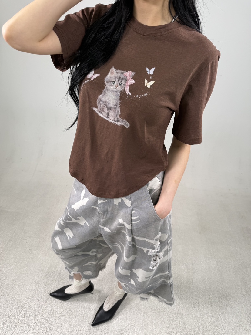 SHIRRING韓國東大門代購女裝新品26春夏熱賣推薦職業時尚T恤SHIRRINGT恤