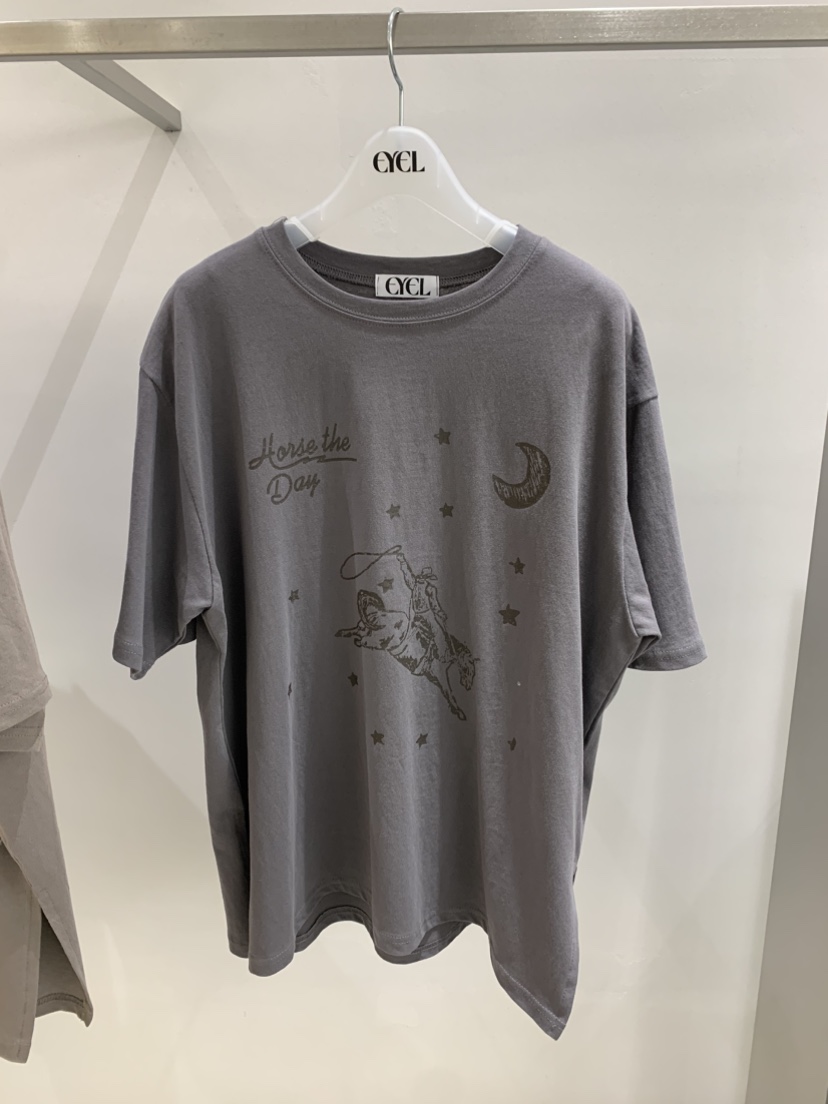 EYEL韓國直郵女裝新品熱賣26春夏休閑時尚人氣職業推薦T恤EYELT恤圖色3