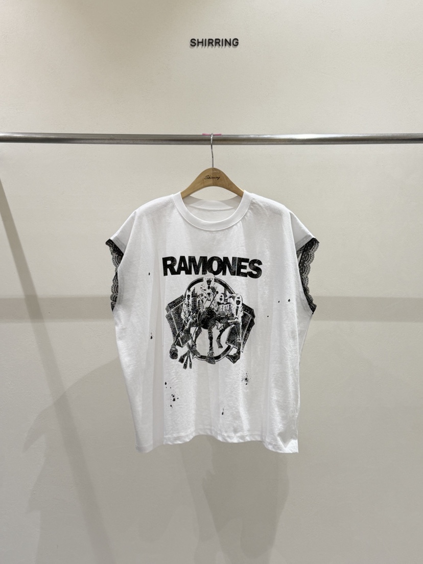 SHIRRING韓國東大門直郵女裝新款休閑時尚推薦人氣26春夏T恤SHIRRINGT恤圖色1