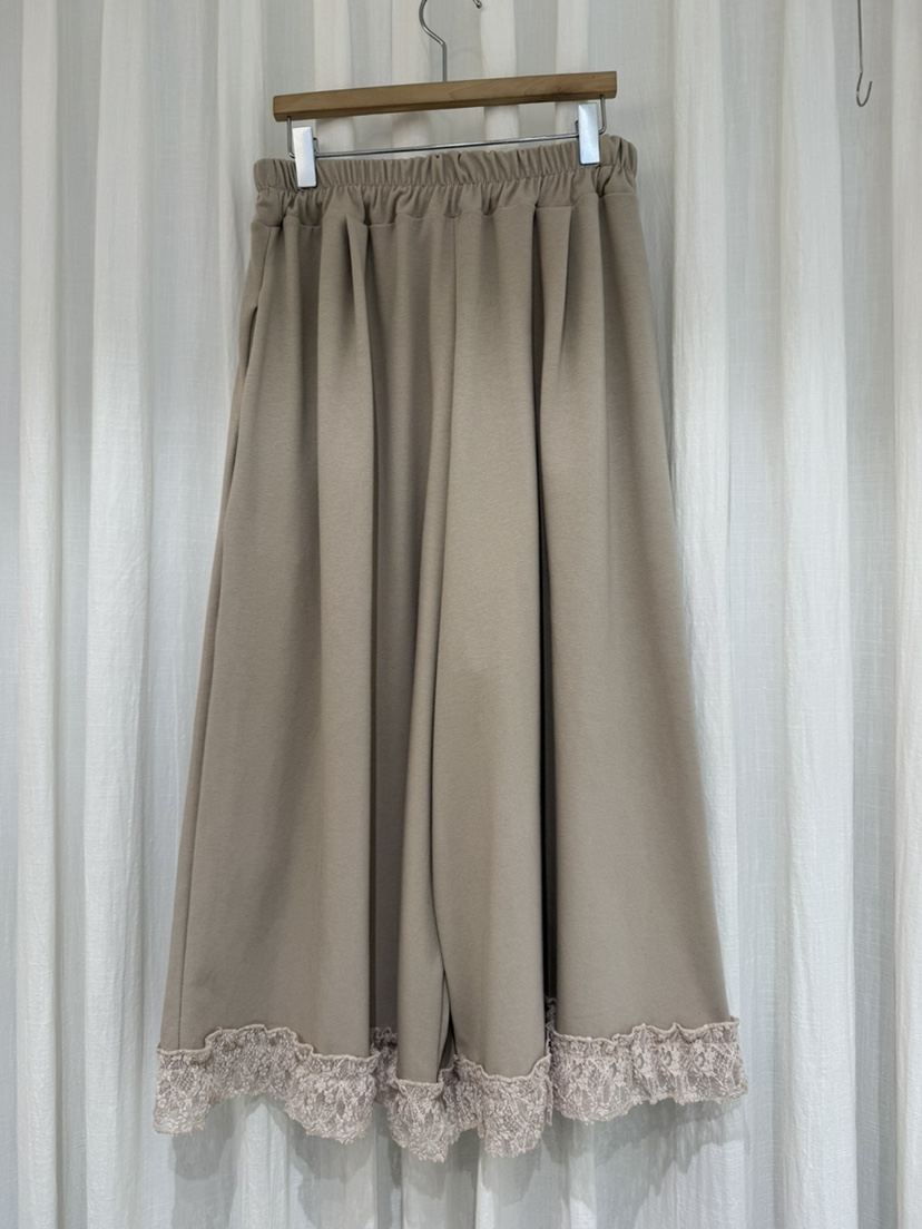 COKKIRI韓國代購女裝新品推薦熱賣時尚人氣26春夏休閑褲蕾絲COKKIRI休閑褲