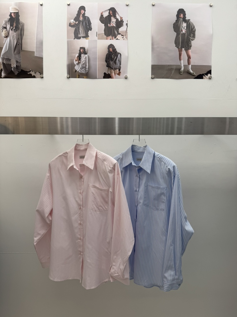 AMOOD韓國直郵實拍女士新款熱賣26春夏人氣休閑襯衫蕾絲衫AMOOD襯衫/蕾絲衫