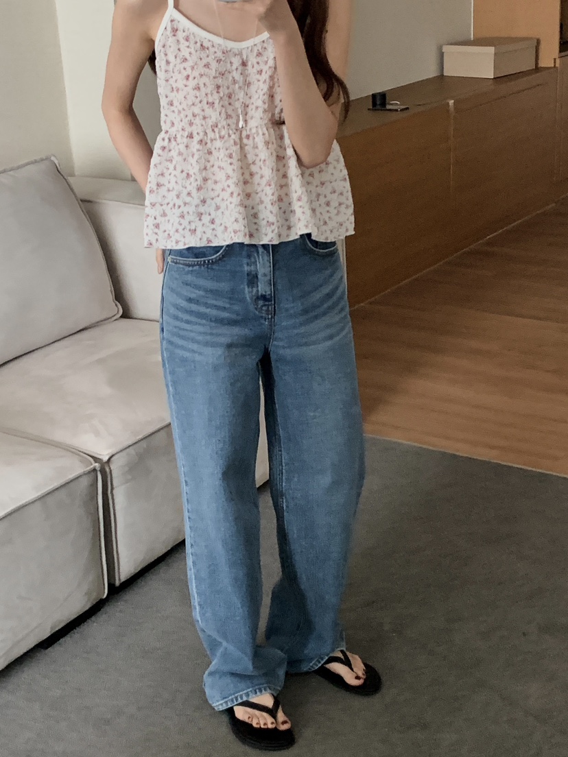 EOMPIT韓國直郵女士新款時尚人氣休閑職業推薦26春夏牛仔褲EOMPIT牛仔褲