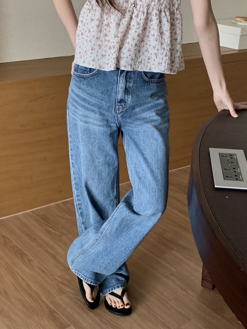 EOMPIT韓國直郵女士新款時尚人氣休閑職業推薦26春夏牛仔褲EOMPIT牛仔褲