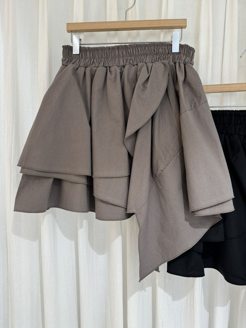 COKKIRI韓國直郵實拍女士新品人氣職業熱賣休閑裙褲不對稱COKKIRI裙褲圖色1