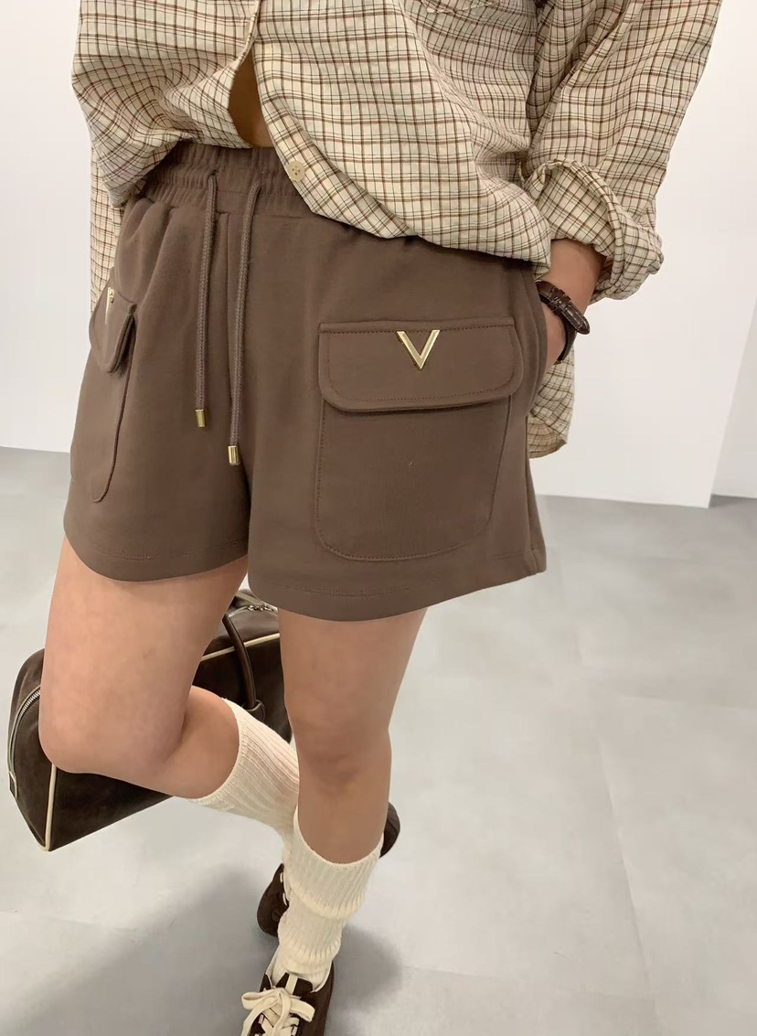 J CRANE-A韓國直郵實拍女裝新款推薦熱賣休閑時尚短褲口袋J CRANE短褲