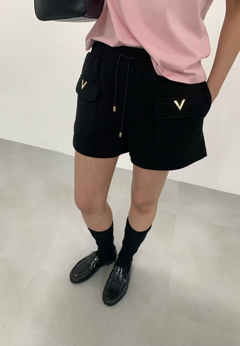 J CRANE-A韓國直郵實拍女裝新款推薦熱賣休閑時尚短褲口袋J CRANE短褲