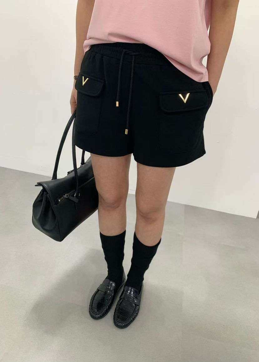 J CRANE-A韓國直郵實拍女裝新款推薦熱賣休閑時尚短褲口袋J CRANE短褲