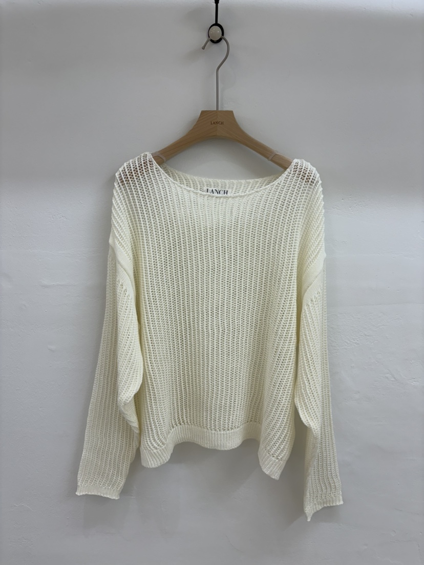 LANCH韓國東大門代購女裝新款26春夏休閑時尚職業熱賣針織衫LANCH針織衫圖色1