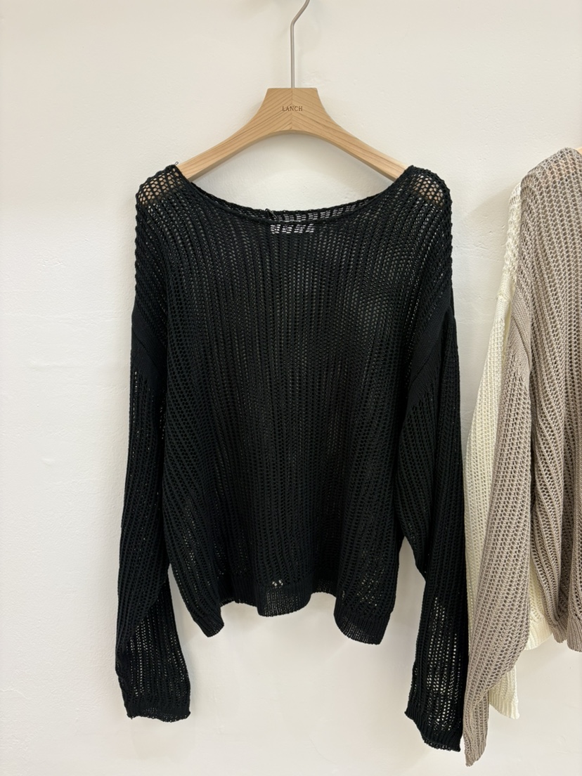 LANCH韓國東大門代購女裝新款26春夏休閑時尚職業熱賣針織衫LANCH針織衫圖色3