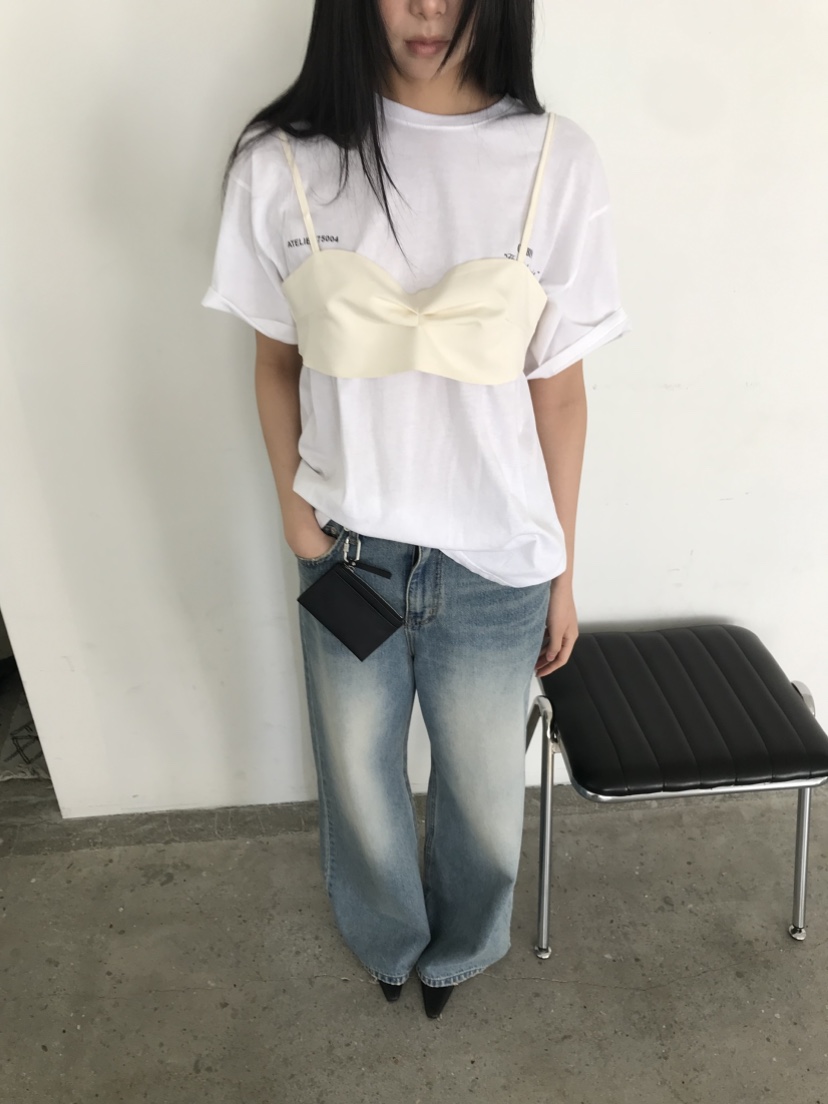 CEDARWOOD韓國東大門代購女裝新款休閑吊帶背心不含內搭褶皺CEDAR WOOD吊帶/背心